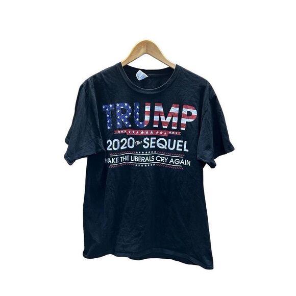 Trump 2020 Port Authority Size Large (L) T Shirt Black - Picture 1 of 4